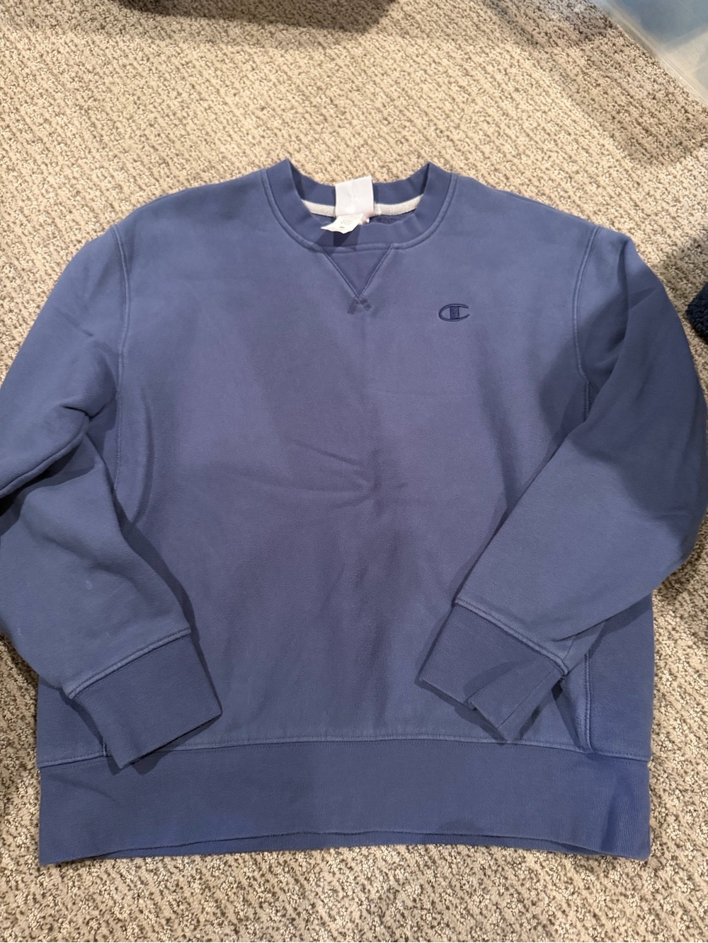 Champion Crewneck Sweatshirt in Slate Blue